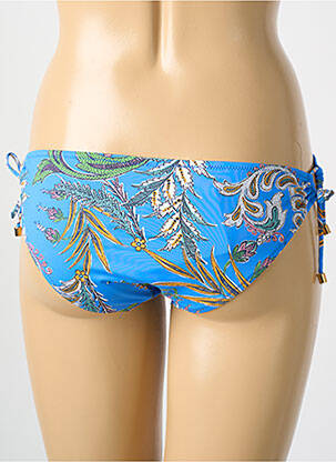 Bas de maillot de bain imprimé fantaisie culotte bleu CYELL femme