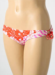 Bas de maillot de bain imprimé fleurs culotte rouge CYELL femme