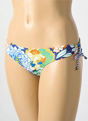 Bas de maillot de bain imprimé fleurs culotte vert CYELL femme