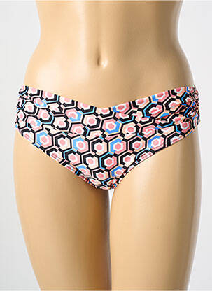 Bas de maillot de bain imprimé fantaisie culotte orange CYELL femme