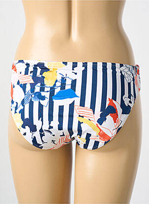 Bas de maillot de bain stretch culotte bleu CYELL femme