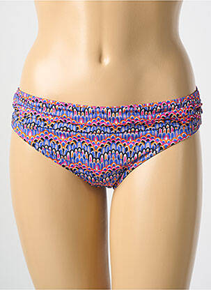 Bas de maillot de bain imprimé fantaisie culotte violet CYELL femme