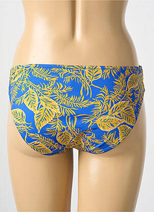 Bas de maillot de bain imprimé fantaisie culotte bleu CYELL femme