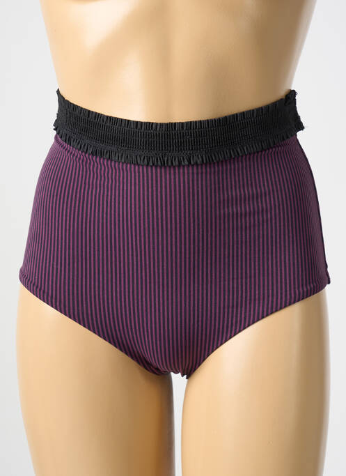 Bas de maillot de bain stretch culotte violet CYELL femme