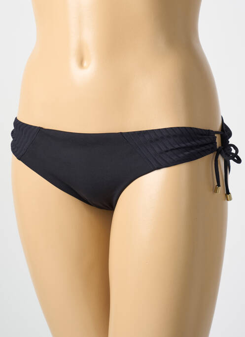 Bas de maillot de bain fermeture liens à nouer bikini noir CYELL femme