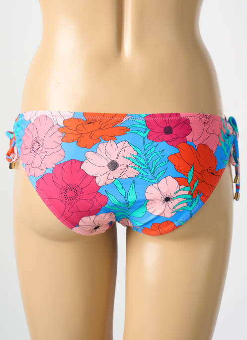 Bas de maillot de bain imprimé fleurs culotte rose CYELL femme