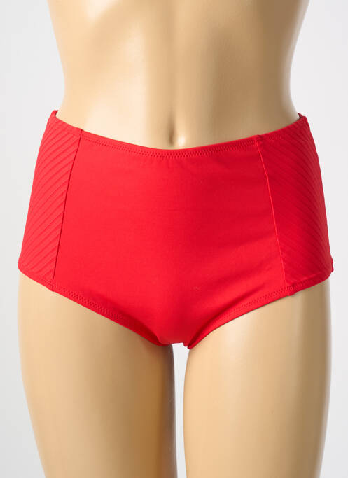 Bas de maillot de bain rouge CYELL pour femme