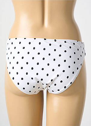 Bas de maillot de bain stretch culotte blanc CYELL femme