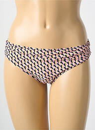Bas de maillot de bain imprimé fantaisie culotte noir CYELL femme
