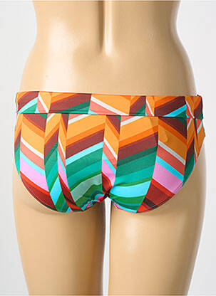 Bas de maillot de bain imprimé fantaisie culotte vert CYELL femme