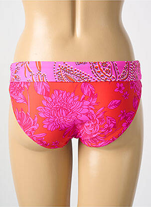 Bas de maillot de bain imprimé fantaisie culotte rose CYELL femme