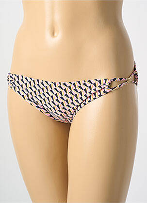 Bas de maillot de bain imprimé fantaisie culotte noir CYELL femme