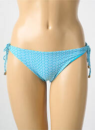 Bas de maillot de bain imprimé fantaisie culotte bleu CYELL femme