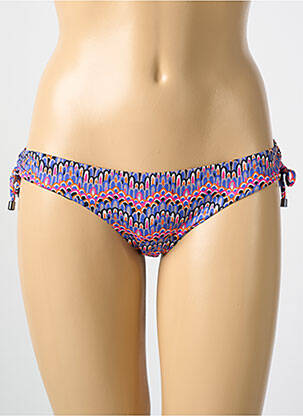Bas de maillot de bain imprimé fantaisie culotte violet CYELL femme