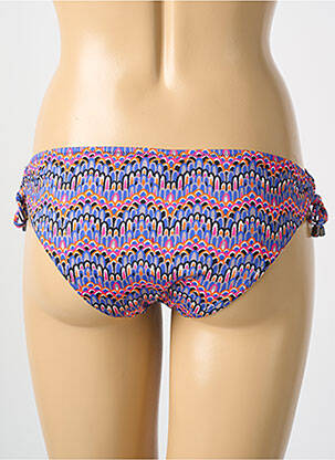 Bas de maillot de bain imprimé fantaisie culotte violet CYELL femme