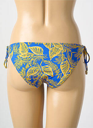 Bas de maillot de bain imprimé fantaisie culotte bleu CYELL femme
