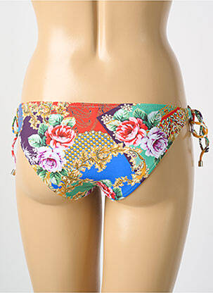 Bas de maillot de bain imprimé fleurs culotte vert CYELL femme