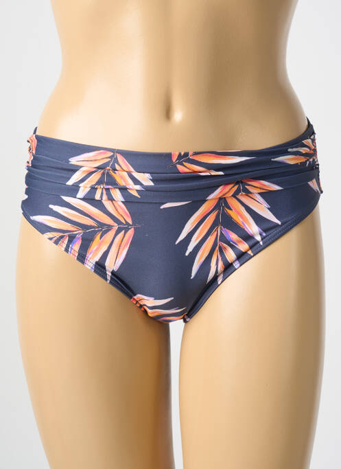 Bas de maillot de bain imprimé fleurs culotte orange CYELL femme