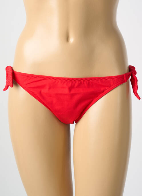 Bas de maillot de bain rouge CYELL pour femme