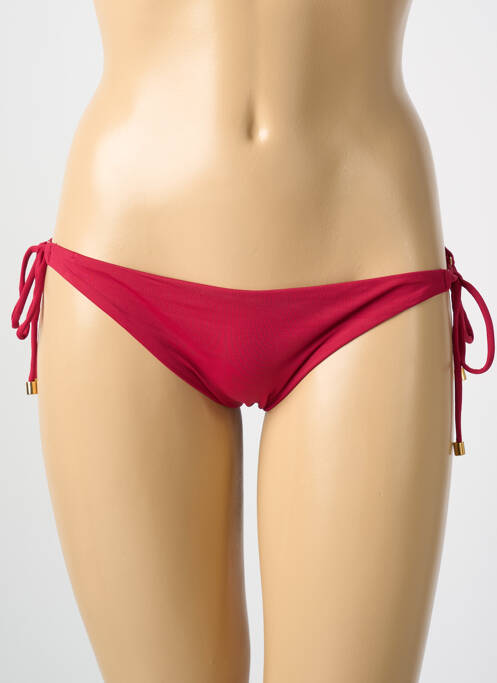 Bas de maillot de bain rouge CYELL pour femme