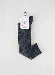 Chaussettes stretch gris PERRIN femme