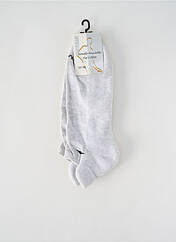 Chaussettes gris PERRIN pour homme seconde vue