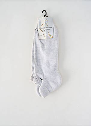 Chaussettes gris PERRIN pour homme