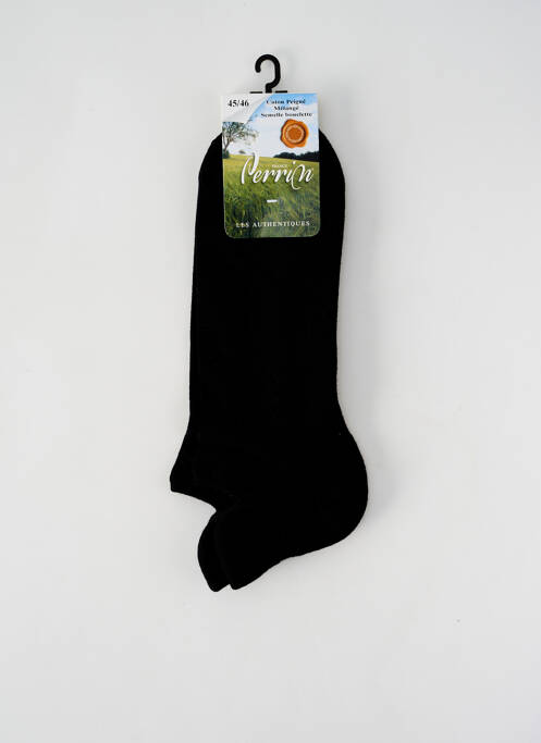 Chaussettes noir PERRIN pour homme
