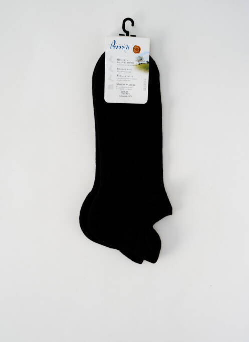 Chaussettes noir PERRIN pour homme