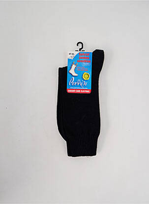 Chaussettes noir PERRIN pour homme