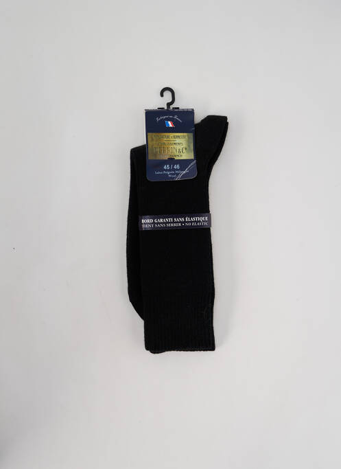Chaussettes noir PERRIN pour homme