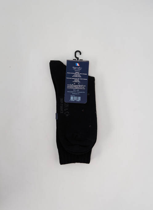 Chaussettes noir PERRIN pour homme