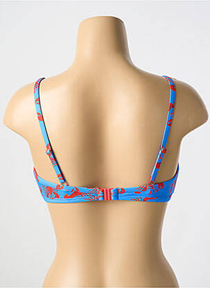 Haut de maillot de bain stretch haut triangles bleu CYELL femme