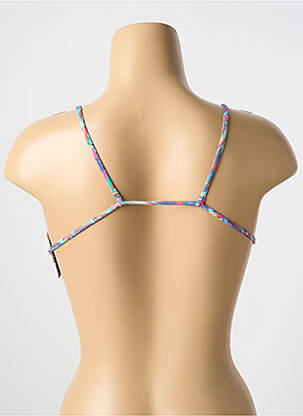 Haut de maillot de bain stretch haut triangles bleu PALMACEA femme