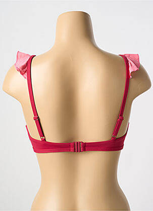 Haut de maillot de bain stretch haut triangles rouge CYELL femme