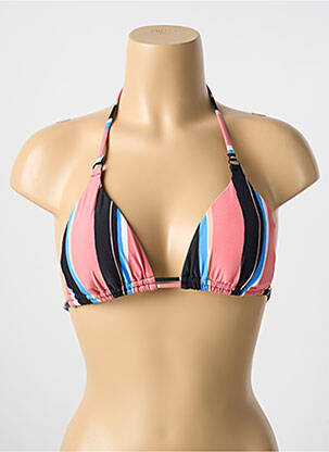 Haut de maillot de bain stretch haut soutien-gorge avec mousse de rembourrage amovible rose CYELL femme