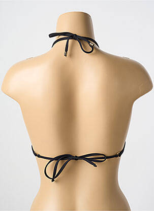 Haut de maillot de bain stretch haut soutien-gorge avec mousse de rembourrage amovible noir CYELL femme