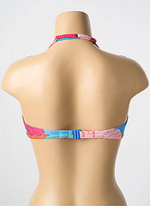 Haut de maillot de bain stretch haut soutien-gorge avec mousse de rembourrage amovible rose CYELL femme