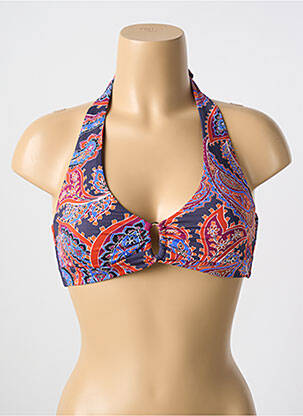 Haut de maillot de bain stretch haut soutien-gorge emboitant violet CYELL femme