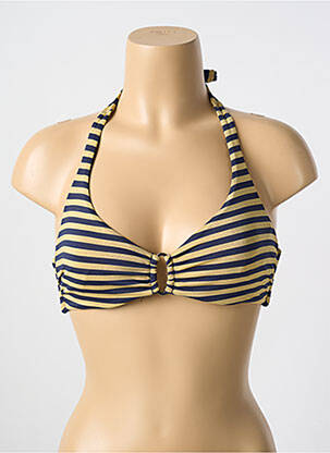Haut de maillot de bain stretch haut soutien-gorge emboitant or CYELL femme
