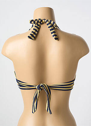 Haut de maillot de bain stretch haut soutien-gorge emboitant or CYELL femme