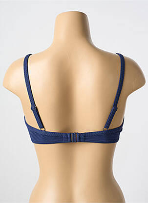 Haut de maillot de bain stretch haut soutien-gorge emboitant bleu CYELL femme