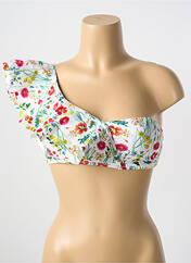 Haut de maillot de bain blanc MILONGA pour femme seconde vue