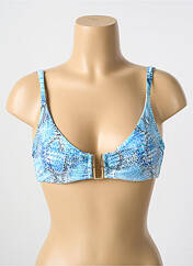 Haut de maillot de bain bleu CYELL pour femme seconde vue