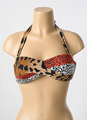 Haut de maillot de bain marron MIRADONNA pour femme seconde vue