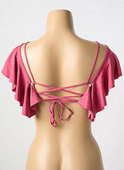 Haut de maillot de bain rose MALAI pour femme seconde vue