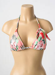 Haut de maillot de bain rose MALAI pour femme seconde vue