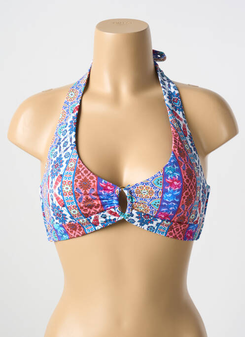 Haut de maillot de bain bleu CYELL pour femme