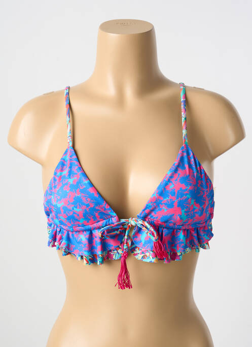 Haut de maillot de bain bleu PALMACEA pour femme