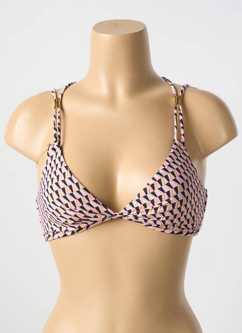 Haut de maillot de bain rose CYELL pour femme